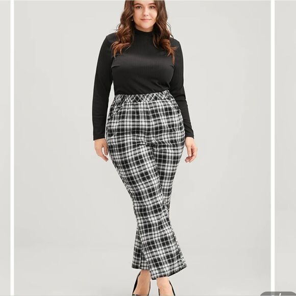 NWT BloomChic plaid pants 14/XL - Picture 1 of 9